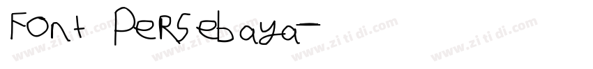Font Persebaya字体转换